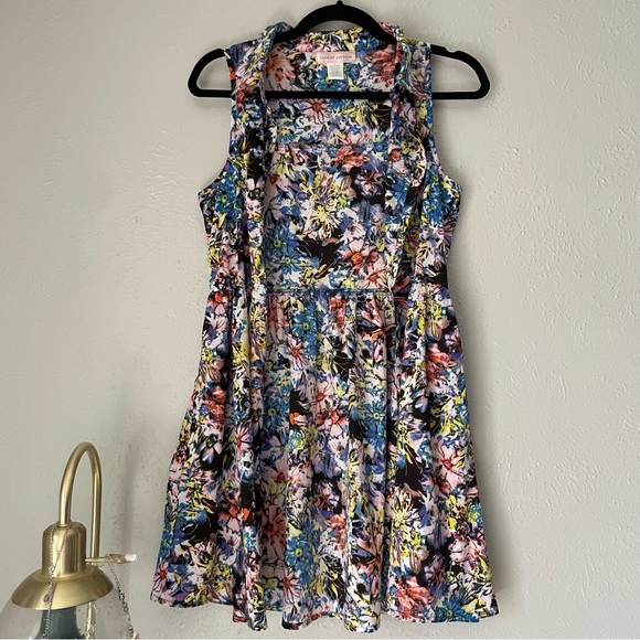 Band of Gypsies Dresses & Skirts - Band of Gypsies Floral Collared Button Up Shirt Dress
